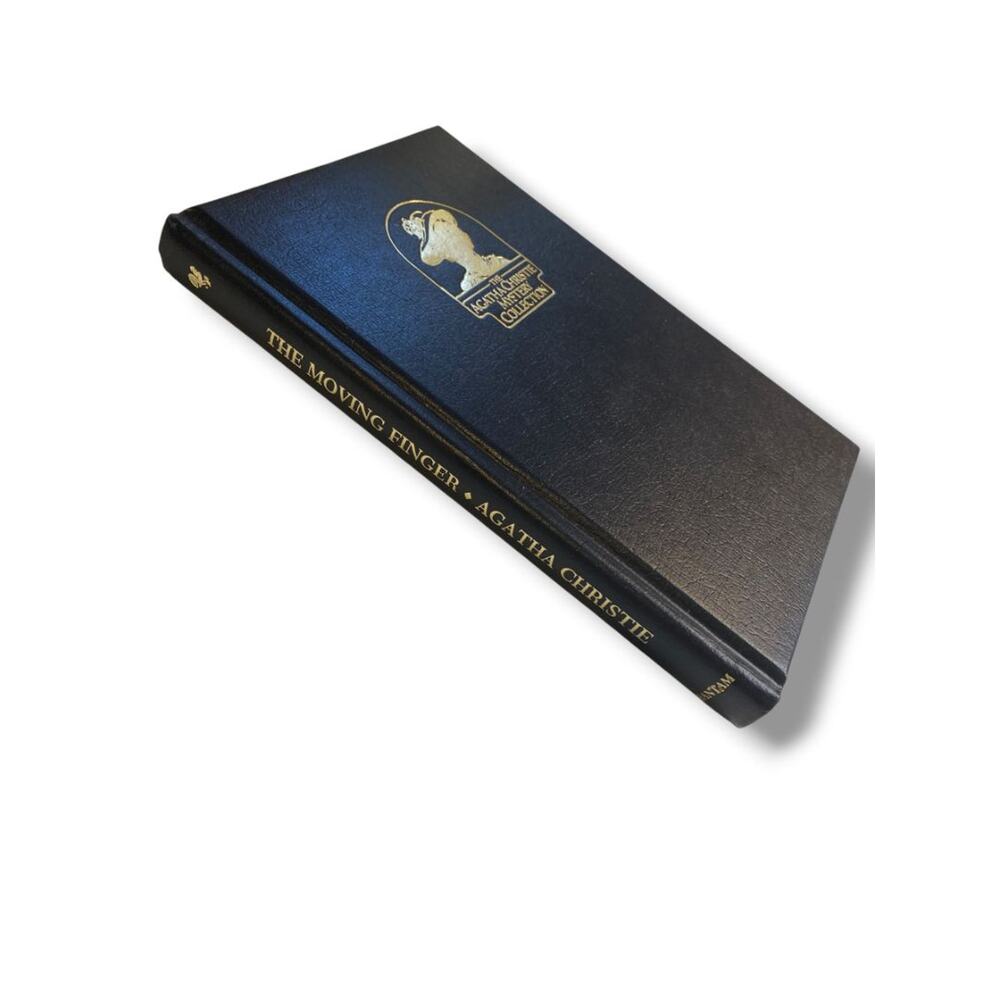 Agatha Christie Mystery Collection Bantam Leatherette The Moving Finger 1980s